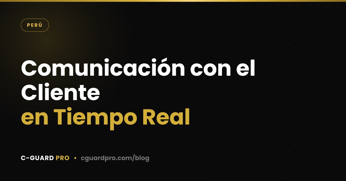 Comunicación con el Cliente en Tiempo Real