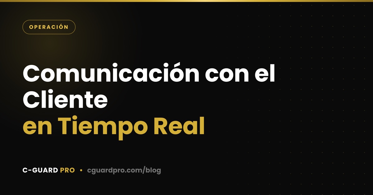 Comunicación con el Cliente en Tiempo Real
