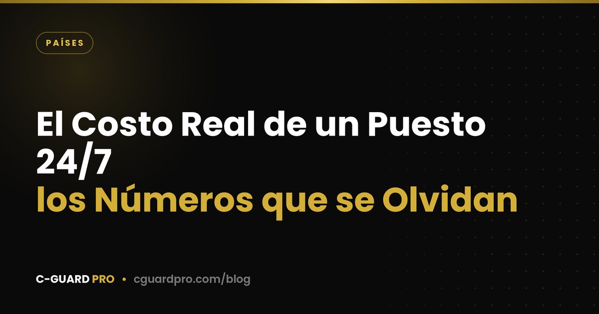 El Costo Real de un Puesto 24/7: los Números que se Olvidan