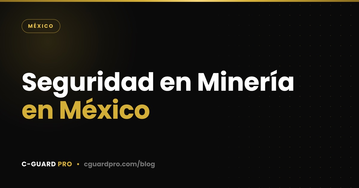Seguridad en Minería en México